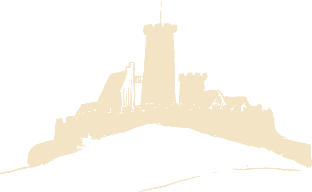 Silhouette der Veltheimsburg